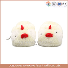 Factory Wholesale animal funny plush chicken slipper